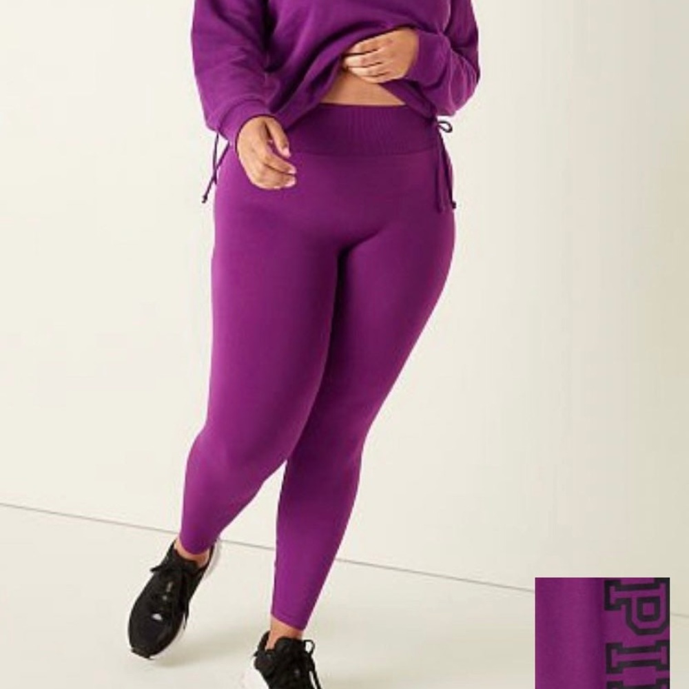 •PINK• HW Seamless Workout Full Length Tight